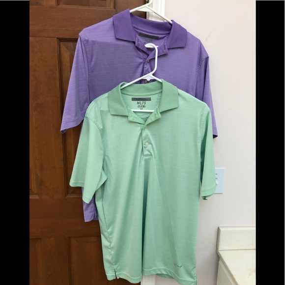 2 Greg Norman golf polos (like new)